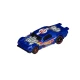 Carrera GO Challenger Hot Wheels Autorennbahn mit einem Night Shifter Auto auf einer 6 m langen Strecke.