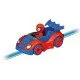 Carrera FIRST Spidey Go Webs Go-Autorennbahn mit Spidey- und Spin-Autos auf einer 2,9 m langen Strecke.