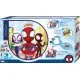 Carrera FIRST Spidey Go Webs Go-Autorennbahn mit Spidey- und Spin-Autos auf einer 2,9 m langen Strecke.
