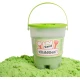 ChildGen Zaubersand im Eimer Green 500 g – natürlicher, antibakterieller und duftender kinetischer Sand für Kinder.