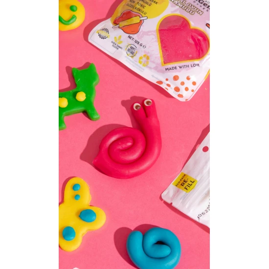 ChildGen Knete Ökopack  natürliches Knete in 9 leuchtenden Farben.