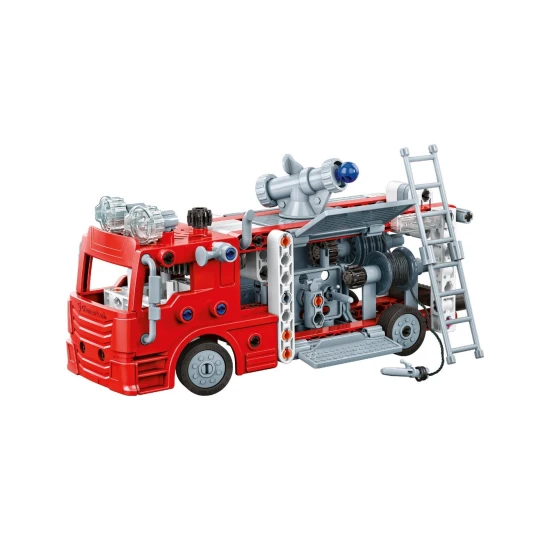 Science and Play Mechaniklabor Feuerwehrauto – Clementoni 104975134TE