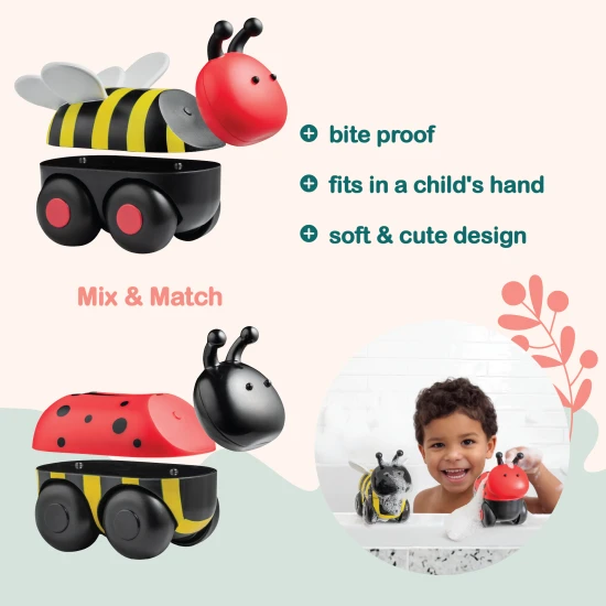 Magnetische Tiere Magicals Wheely Marienkäfer / Biene