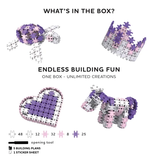 Ökologisches Set Nano Clics Fantasy 125-tlg