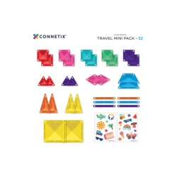 Magnetischer Bausatz Travel Mini Pack 32 Teile Magnetischer Bausatz Travel Mini Pack 32 Teile