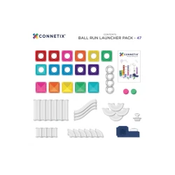 Magnetischer Bausatz Ball Run Launcher Pack 47 Teile Magnetischer Bausatz Ball Run Launcher Pack 47 Teile