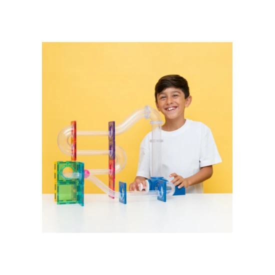 Connetix Magnetischer Bausatz Ball Run Launcher Pack 47 Teile Connetix Magnetischer Bausatz Ball Run Launcher Pack 47 Teile