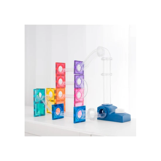 Connetix Magnetischer Bausatz Ball Run Launcher Pack 47 Teile Connetix Magnetischer Bausatz Ball Run Launcher Pack 47 Teile