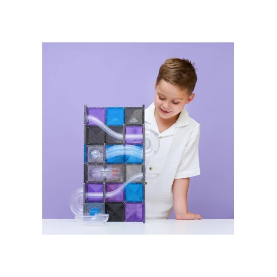 Connetix Magnetischer Bausatz Ball Run Galaxy Pack 61 Teile