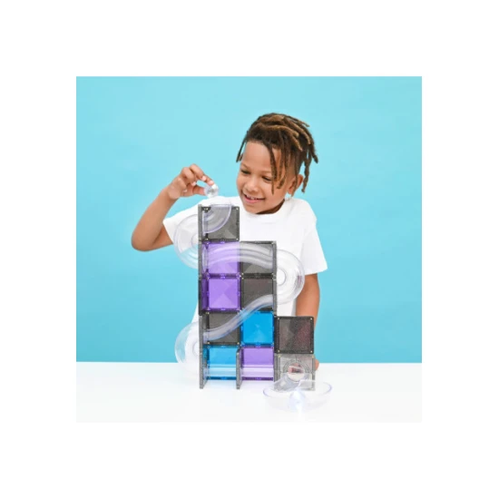 Connetix Magnetischer Bausatz Ball Run Galaxy Pack 61 Teile