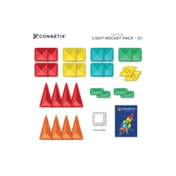Magnetischer Bausatz Light Rocket Pack 30 Teile Magnetischer Bausatz Light Rocket Pack 30 Teile