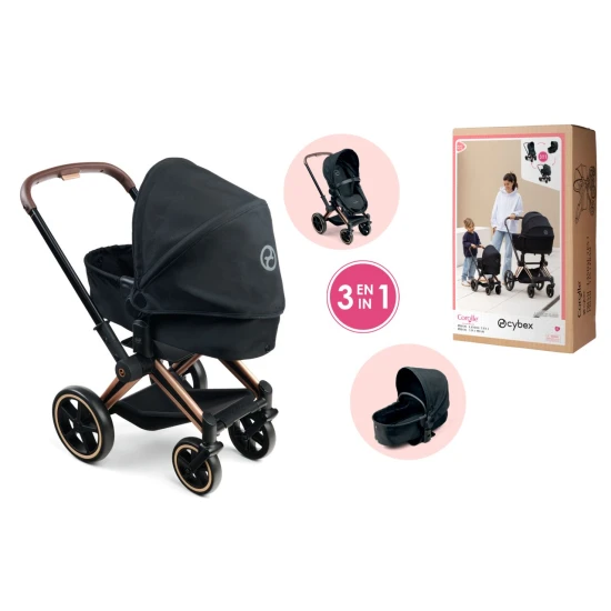 Corolle Cybex Black 3-in-1 Puppenwagen Corolle Cybex Black 3-in-1 Puppenwagen CO142070
