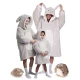 Cozy Noxxiez Kapuzen-Kuscheldecke Hase 3 - 6 Jahre