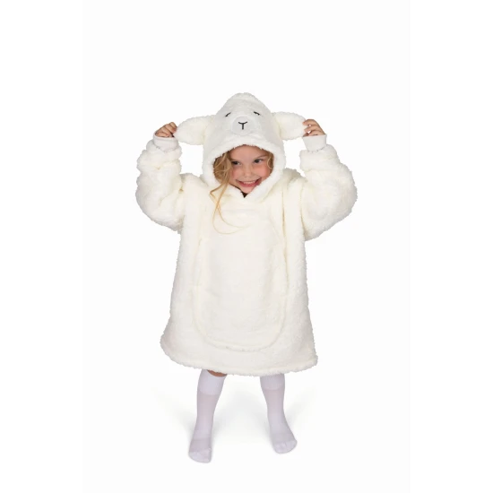 Cozy Noxxiez Kapuzen-Kuscheldecke Schaf 3 - 6 Jahre
