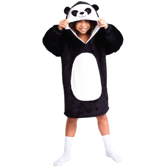 Cozy Noxxiez Kapuzen-Kuscheldecke Panda 7 - 12 Jahre Cozy Noxxiez Kapuzen-Kuscheldecke Panda 7 - 12 Jahre