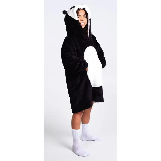 Cozy Noxxiez Kapuzen-Kuscheldecke Panda 7 - 12 Jahre Cozy Noxxiez Kapuzen-Kuscheldecke Panda 7 - 12 Jahre