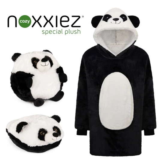 Cozy Noxxiez Wärmendes Plüschkissen 3 in 1 Panda Cozy Noxxiez Wärmendes Plüschkissen 3 in 1 Panda