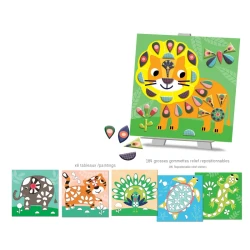 Gestalten mit Stickern In der Savanne 3+