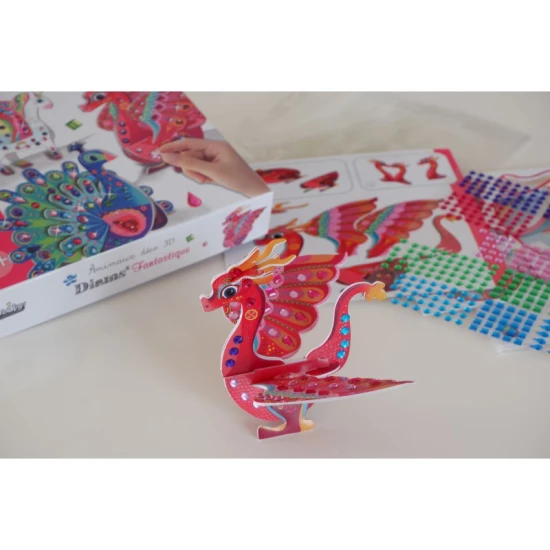 3D-Tiere Diamantmosaik Fantasy 5+