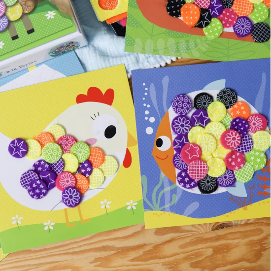 Basteln aus Filz Auf dem Bauernhof 3+