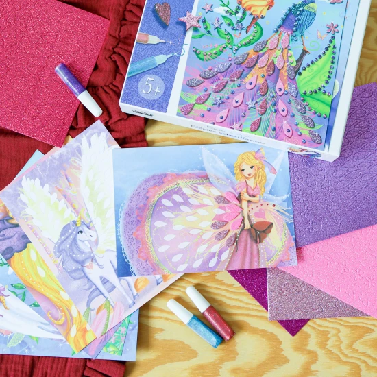 Glitzerndes Mosaik „Welt der Feen“ 5+