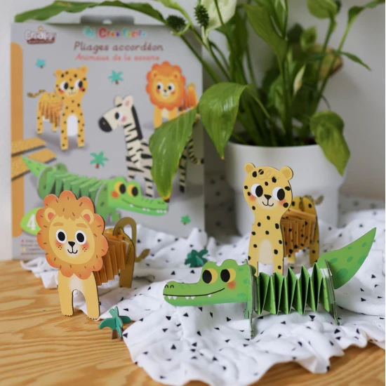 Papierherstellung Tiere in der Savanne