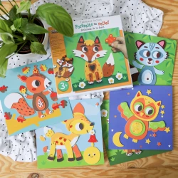 Schaumstoffbilder Waldtiere 3+