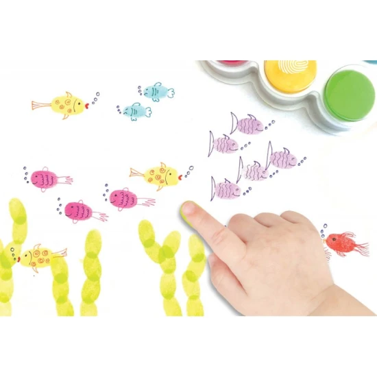 Stempelkissen für Fingerabdrücke 6 Stk