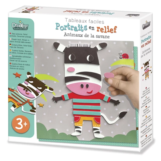 Schaumstoffbilder Tiere aus der Savanne 3+
