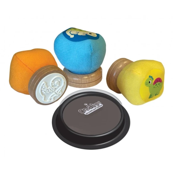 Erste weiche Stempel für Kinder – Dinosaurier