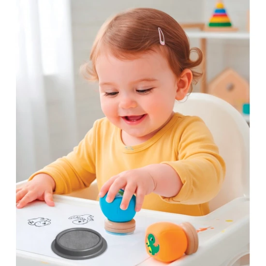 Erste weiche Stempel für Kinder – Dinosaurier