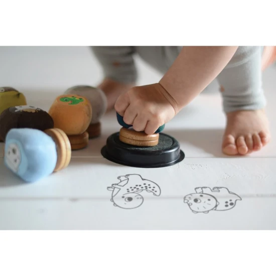 Erste weiche Stempel für Kinder – Dinosaurier