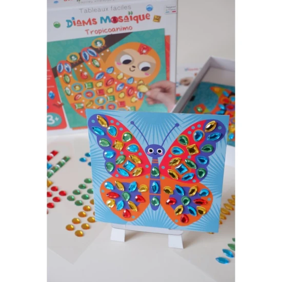 Diamantmosaik Tropische Tiere 3+