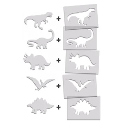 Dinosaurier-Zeichnungsvorlagen