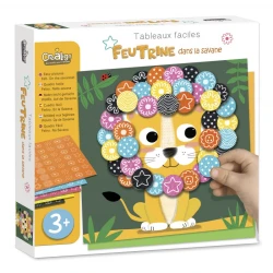 Aus Filz basteln Auf der Savanne 3+