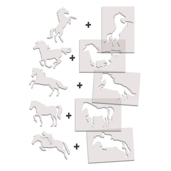 Pferde-Zeichnungsvorlagen