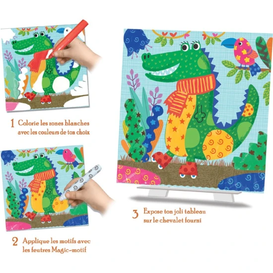 Erstellen mit magischen Markern Tiere 3+