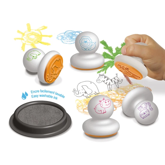 Meine ersten Briefmarken Tiere aus der Savanne 6 Stück