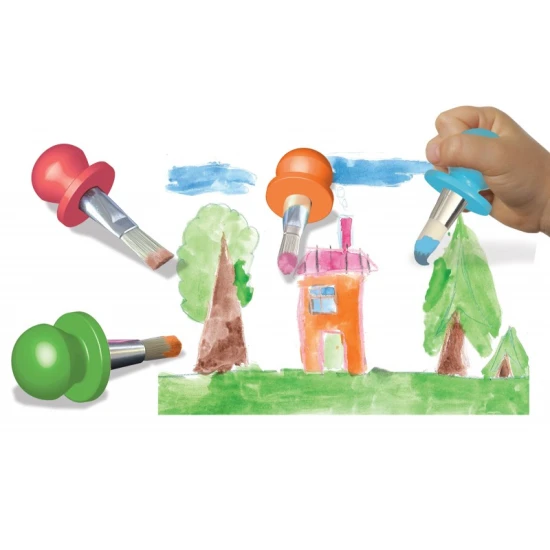Die ersten Pinsel für die Kleinsten, die Farben kennenlernen.
