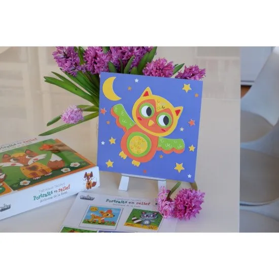 Schaumstoffbilder Waldtiere 3+