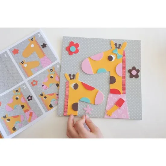 Schaumstoffbilder Tiere aus der Savanne 3+