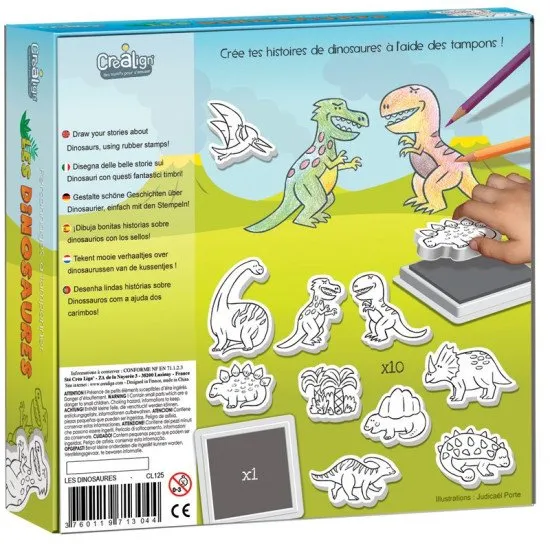 Schaumstoffstempel Dinosaurier