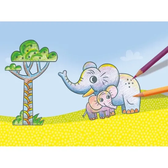 Schaumstoffstempel Meine Savanne