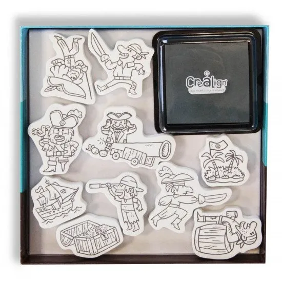 Schaumstoffstempel Piraten