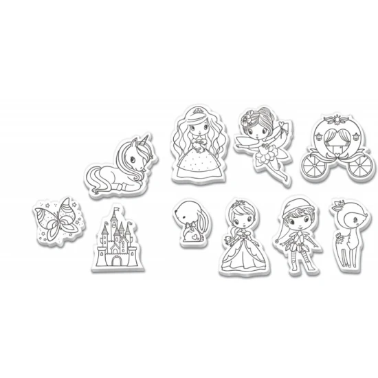 Schaumstoffstempel Prinzessinnen und Feen