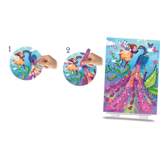 Glitzerndes Mosaik „Welt der Feen“ 5+