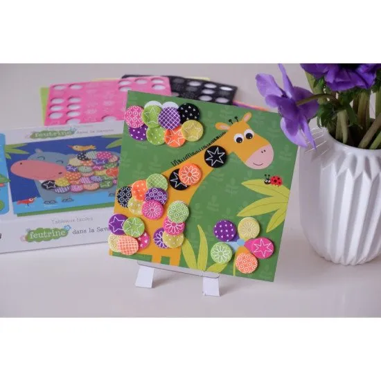 Aus Filz basteln Auf der Savanne 3+