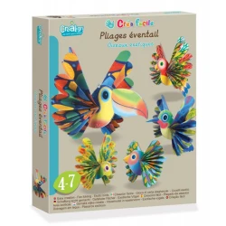 Kreation aus Papier Exotische Vögel