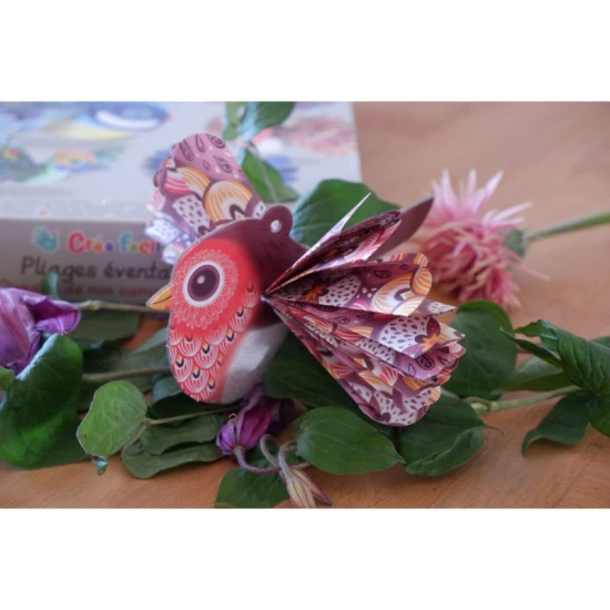 Herstellung von Papiervögeln