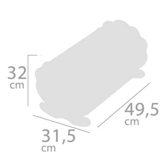 Holzwiege für Puppen DeCuevas 55141 aus der Ocean Fantasy Kollektion mit Meerjungfrau und Pastellfarben.